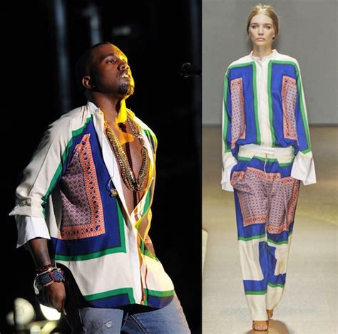 celine shirt kanye west|kanye west clothing history.